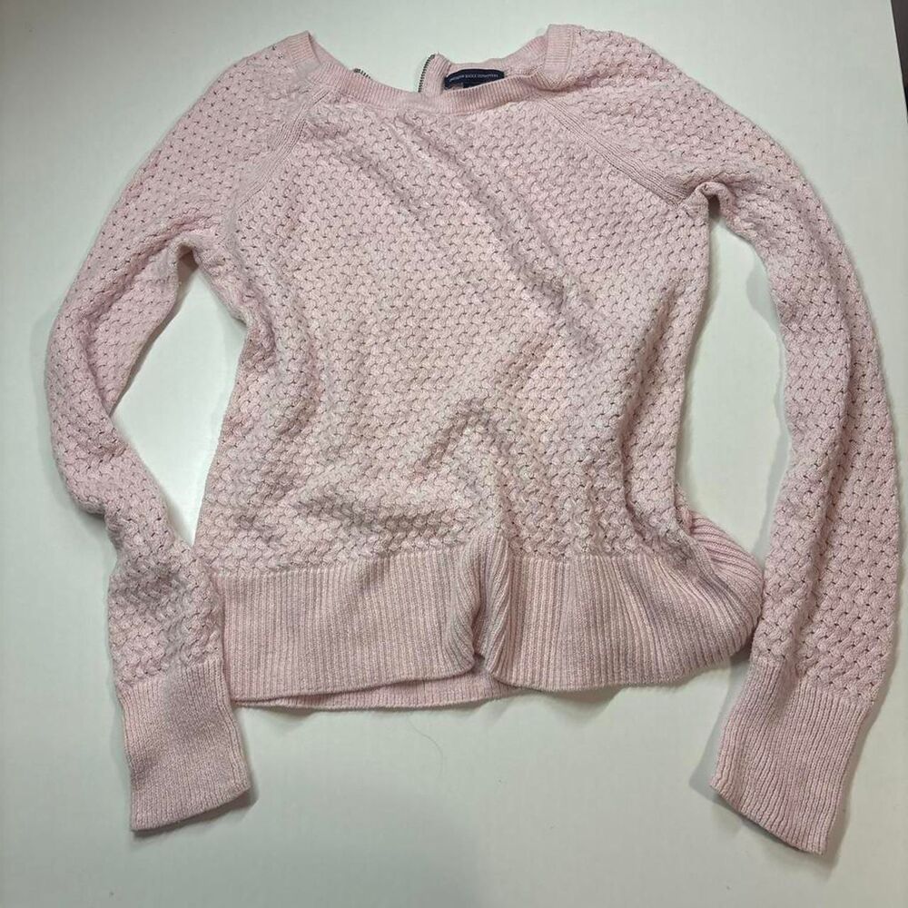 American Eagle Women's Pink Sweater Y2K S